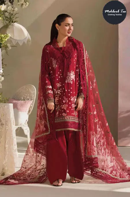 Mehboob Tex 1800 And 1801 Cotton Pakistani Salwar Suits Wholesale Price In Surat
